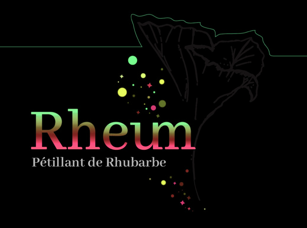 Rhéum, pétillant de rhubarbe